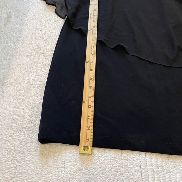 Boston Proper Dress Women's Size S Black Sleeveless Flow Chiffon Overlay - Picture 13 of 13